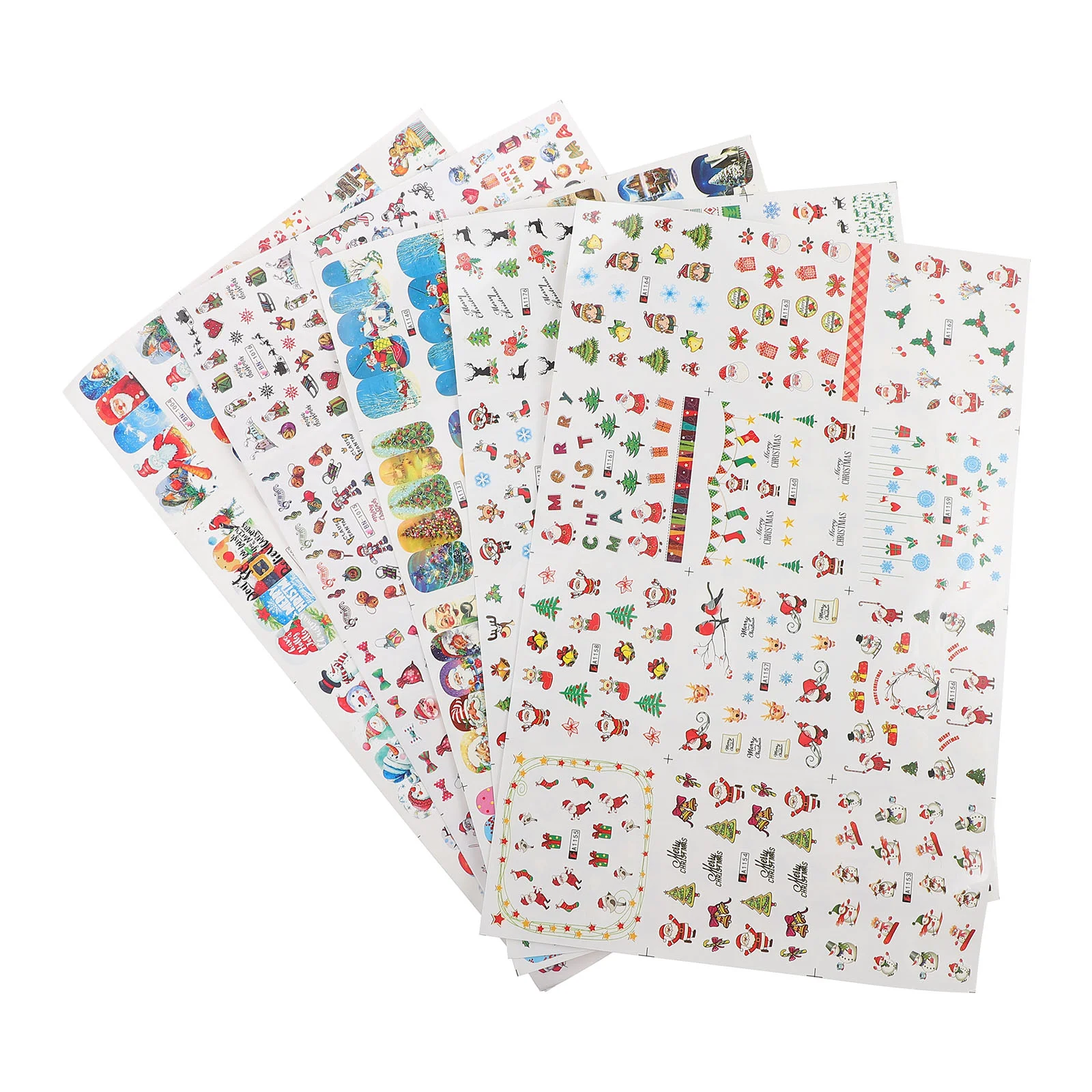 Nail Stickers Decals Christmas Winter Diy Sticker Santa Elk Snowman Snowflake Manicure Wraps Full Cover
Nail Stickers Decals Christmas Winter Diy Sticker Santa Elk Snowman Snowflake Manicure Wraps Full Cover