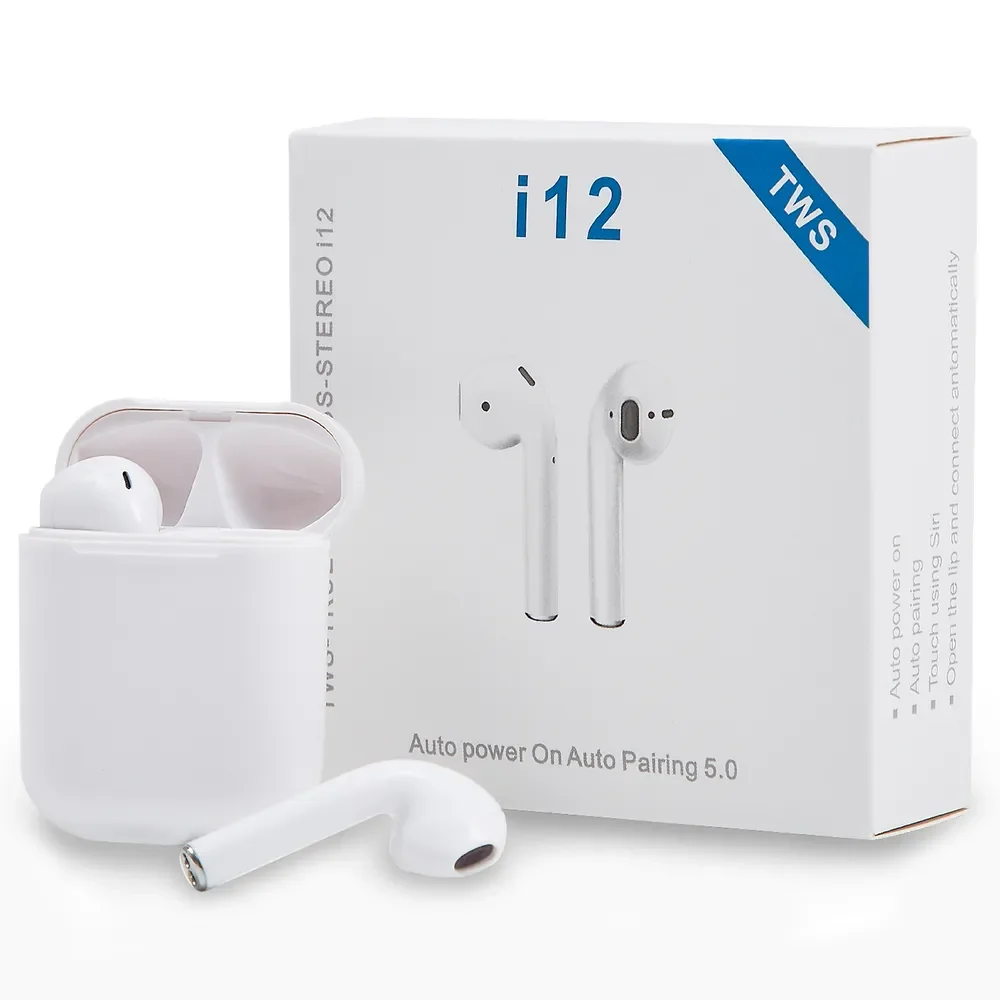 Беспроводные наушники i12 для телефона / Блютуз наушники с микрофоном д 
Беспроводные наушники i12 для телефона / Блютуз наушники с микрофоном д