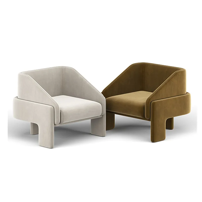 Simple modern fabric single sofa chair designer creative minimalist living room leisure chair hotel reception sofa
Simple modern fabric single sofa chair designer creative minimalist living room leisure chair hotel reception sofa