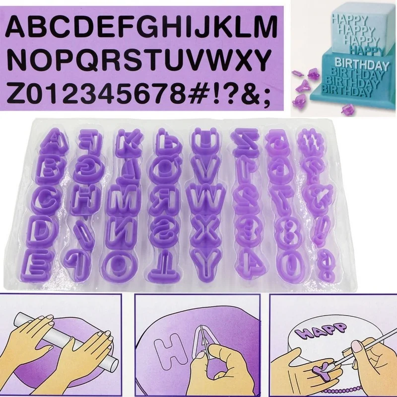 40Pc/Set Alphabet Letter Number Fondant Cake Cookie Baking Mould Cookie Cutters Cake Decorating Tools Accessories Cookie Stamp
40Pc/Set Alphabet Letter Number Fondant Cake Cookie Baking Mould Cookie Cutters Cake Decorating Tools Accessories Cookie Stamp