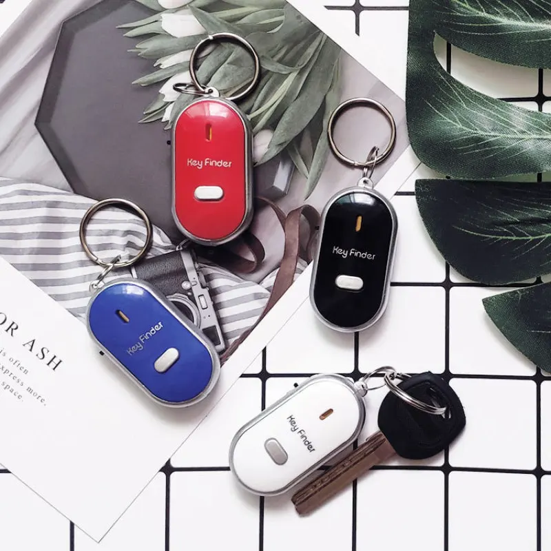 Keychain Keyfinder Whistle Key Finder Flashing Beeping Sound Alarm Anti-Lost Key Locator Finder Tracker with Key Ring Remote
Keychain Keyfinder Whistle Key Finder Flashing Beeping Sound Alarm Anti-Lost Key Locator Finder Tracker with Key Ring Remote