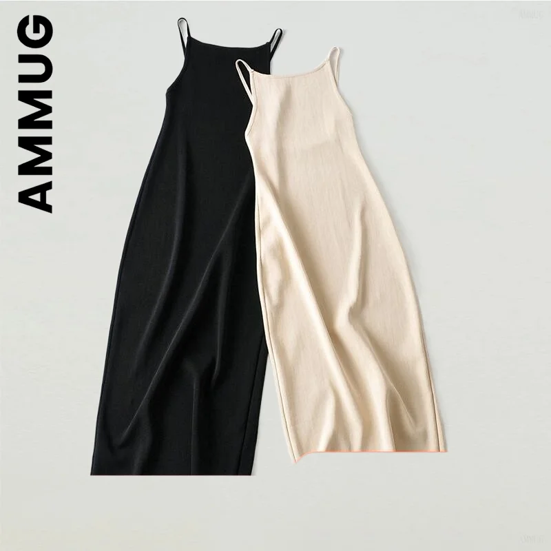 Ammug Women New Dress Leisure Robe Sleeveless O Neck Ladies Midi Dress Temperament Holiday Vestidos Female Woman Clothes
Ammug Women New Dress Leisure Robe Sleeveless O Neck Ladies Midi Dress Temperament Holiday Vestidos Female Woman Clothes