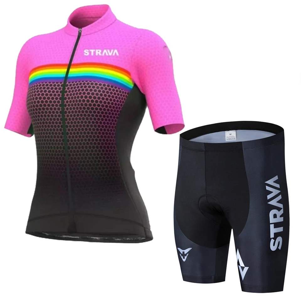 Cycling jersey Set woman STRAVA Cycling Clothing Short Sleeve Quick-dry MTB bike suit Bicycle Bike Clothes Ropa Ciclismo Hombre
Cycling jersey Set woman STRAVA Cycling Clothing Short Sleeve Quick-dry MTB bike suit Bicycle Bike Clothes Ropa Ciclismo Hombre