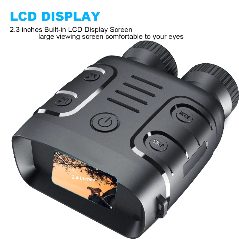 

Бинокль 1080P инфракрасное устройство ночного видения дневное ночное использование фото-и видеосъемка 5-кратный цифровой зум 300 м полное темн...