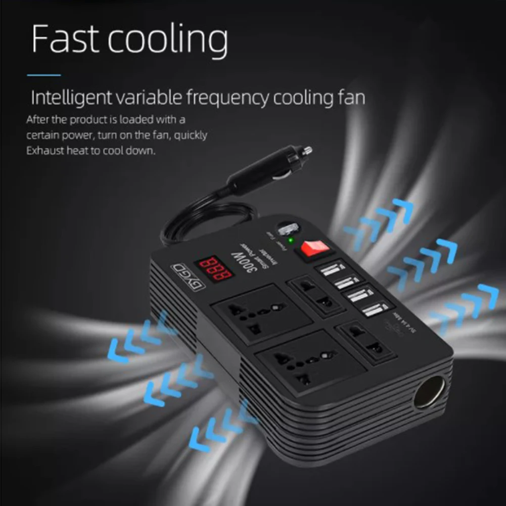 Part Vehicle Inverter Power 12V-220V 155*97*40mm 1PC 220V/50Hz 4USB Accessories Car Charger LED Display Brand New
Part Vehicle Inverter Power 12V-220V 155*97*40mm 1PC 220V/50Hz 4USB Accessories Car Charger LED Display Brand New
