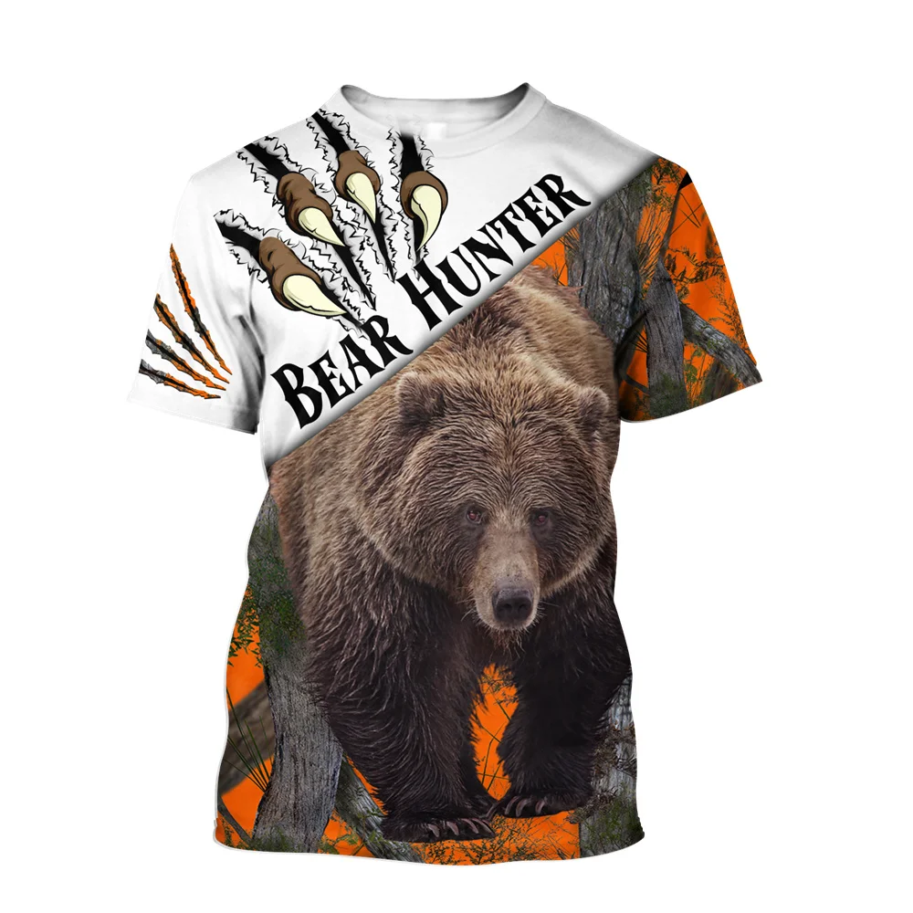 CLOOCL Summer T-Shirt Bear Hunter Hunting 3D Graphics T Shirt Men Women Fashion Streetwear Short Sleeve Cozy Male Tee Tops
CLOOCL Summer T-Shirt Bear Hunter Hunting 3D Graphics T Shirt Men Women Fashion Streetwear Short Sleeve Cozy Male Tee Tops