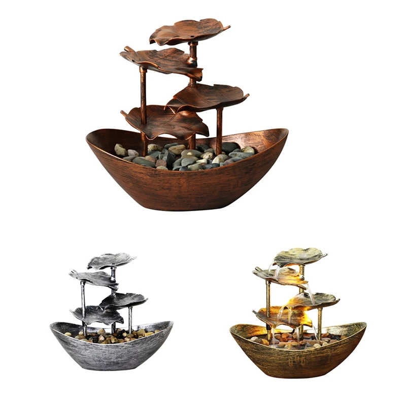 Relaxation Indoor Waterfall Fountain Tabletop Water Fountain LED Light for Home Office Room Desktop Decoration
Relaxation Indoor Waterfall Fountain Tabletop Water Fountain LED Light for Home Office Room Desktop Decoration