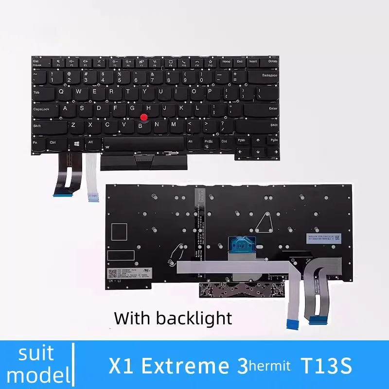 

Suitable for IBM ThinkPad Lenovo X1C Carbon Yoga X1 Laptop keyboard Nano Extreme T13S 2nd 3rd 4th 5th 6th 7th 8th 9th gen