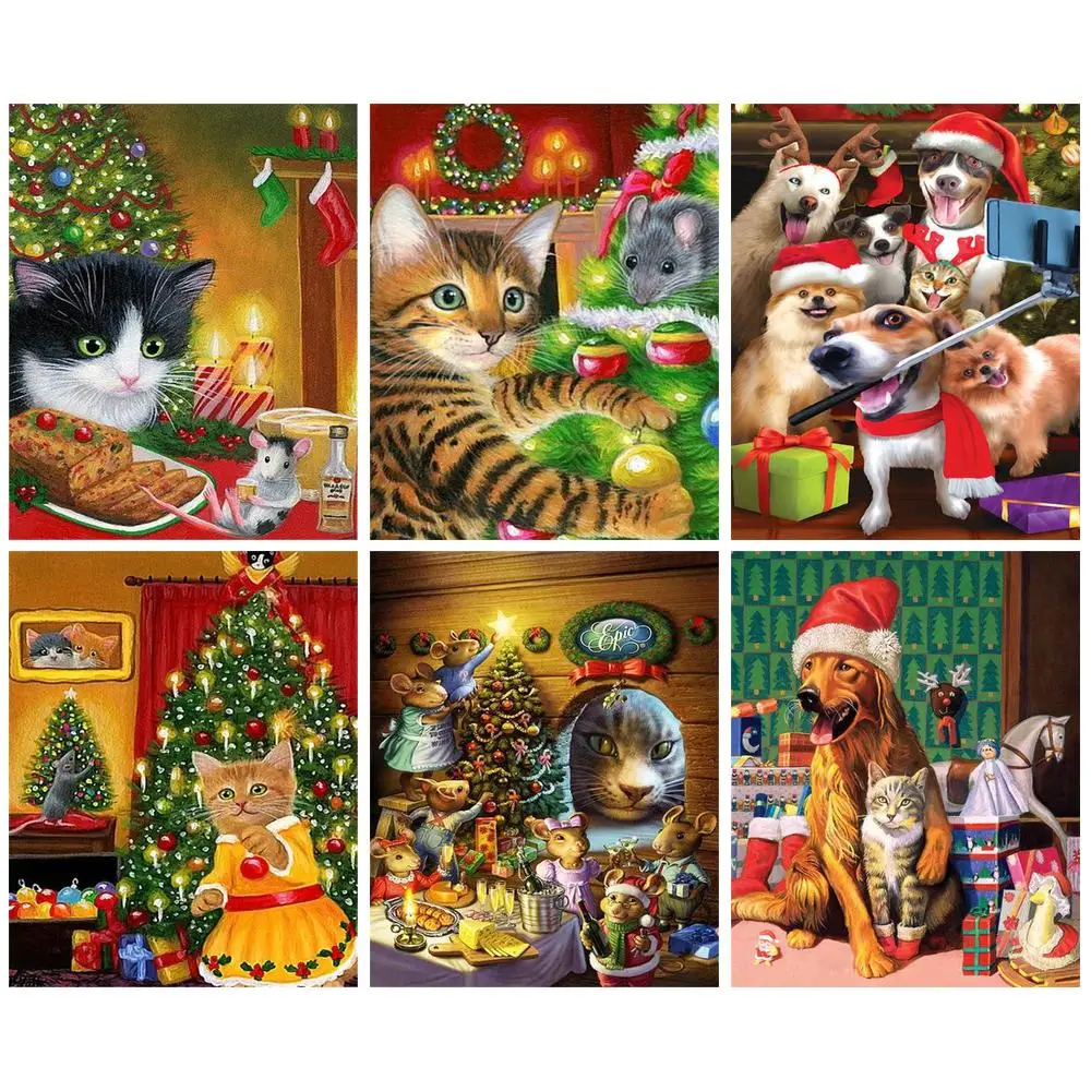 CHENISTORY Pictures By Number Chrismas Pets Landscape Kits Painting By Numbers Drawing On Canvas Handiwork Art Gift Home Decor
CHENISTORY Pictures By Number Chrismas Pets Landscape Kits Painting By Numbers Drawing On Canvas Handiwork Art Gift Home Decor