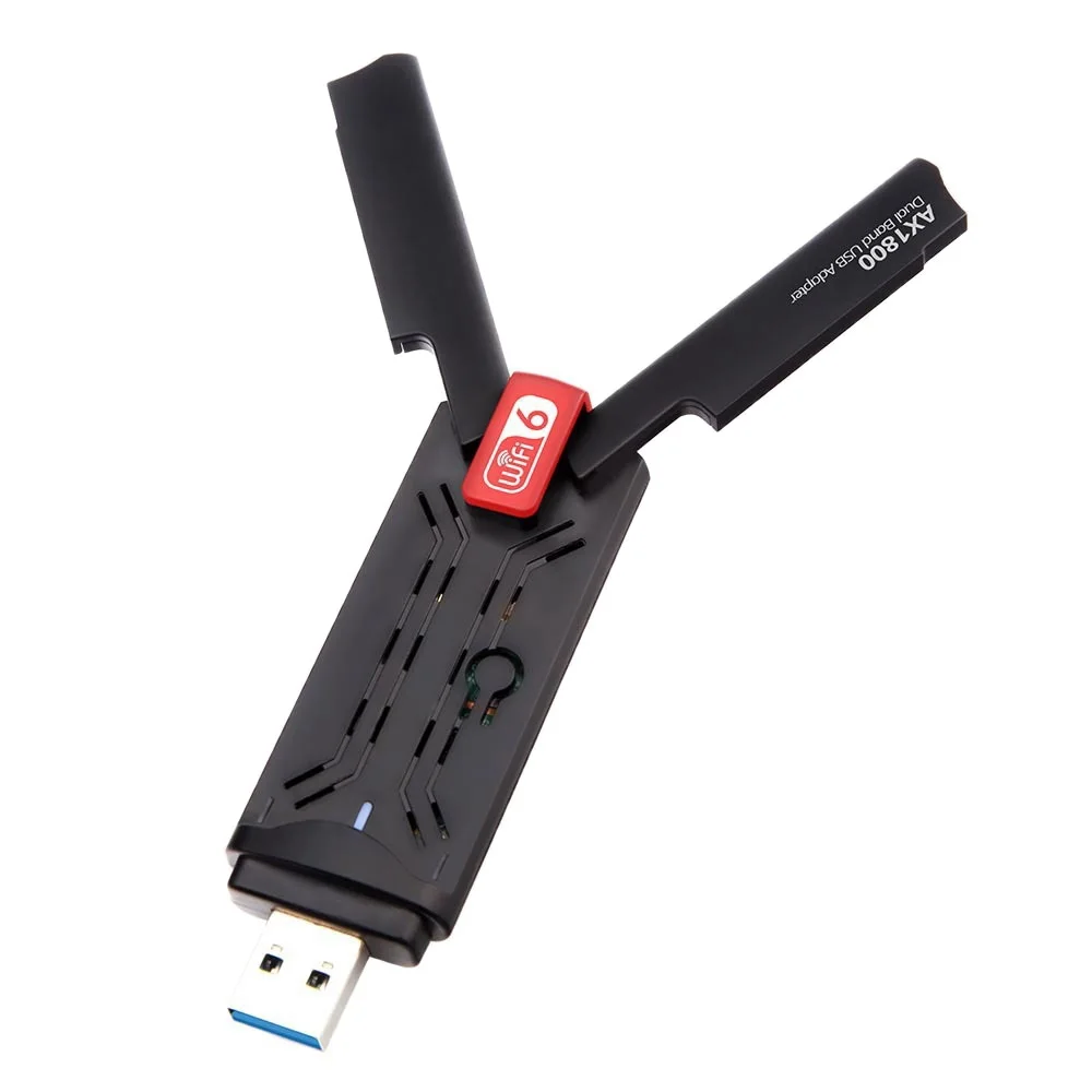 USB3.0 WIFI Wireless Network Card 2.4Ghz+5.8Ghz 1800Mbps RTL8832AU USB Network Card Receiver Transmitter For PC
USB3.0 WIFI Wireless Network Card 2.4Ghz+5.8Ghz 1800Mbps RTL8832AU USB Network Card Receiver Transmitter For PC