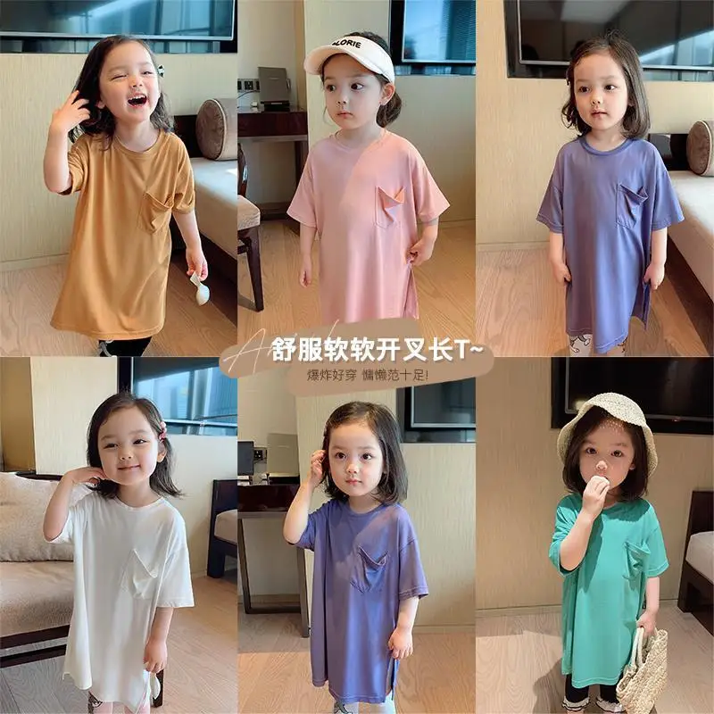 Girls Parent-Child Dress Mother-Daughter Short-Sleeve T-Shirt Skirt Loose Versatile Western-Style Tops Baby Dresses
Girls Parent-Child Dress Mother-Daughter Short-Sleeve T-Shirt Skirt Loose Versatile Western-Style Tops Baby Dresses