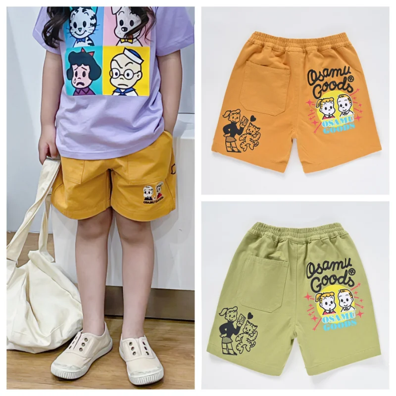 

Летние новые детские повседневные шорты штаны для мальчиков японские Детские Капри модные милые брюки высокое качество одежда для маленьких девочек Pantalones