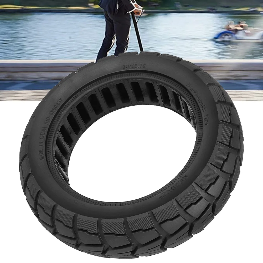 

10 Inch 10x2.75-6.5 Tubeless Off-Road Solid Tyre 70/65-6.5 Tire For Balance Car Electric Scooter Bicycle Replacement Parts