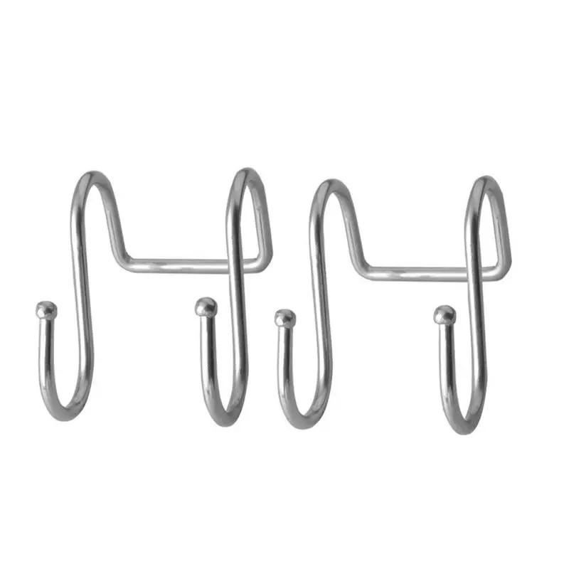 Premium 2 Pack Dual S Shaped Hooks Stainless Steel Home Office Bath Coat Caps Towel Hanger, Kitchen Spoon Pan Pot Holder Rack fo
Premium 2 Pack Dual S Shaped Hooks Stainless Steel Home Office Bath Coat Caps Towel Hanger, Kitchen Spoon Pan Pot Holder Rack fo