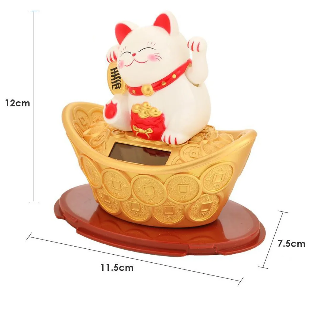 Gold Ingot Lucky Cat Wealth Welcome 11.5x7.5x12cm Beckoning Craft Decor Fortune Hand New Year Ornament Brand New
Gold Ingot Lucky Cat Wealth Welcome 11.5x7.5x12cm Beckoning Craft Decor Fortune Hand New Year Ornament Brand New