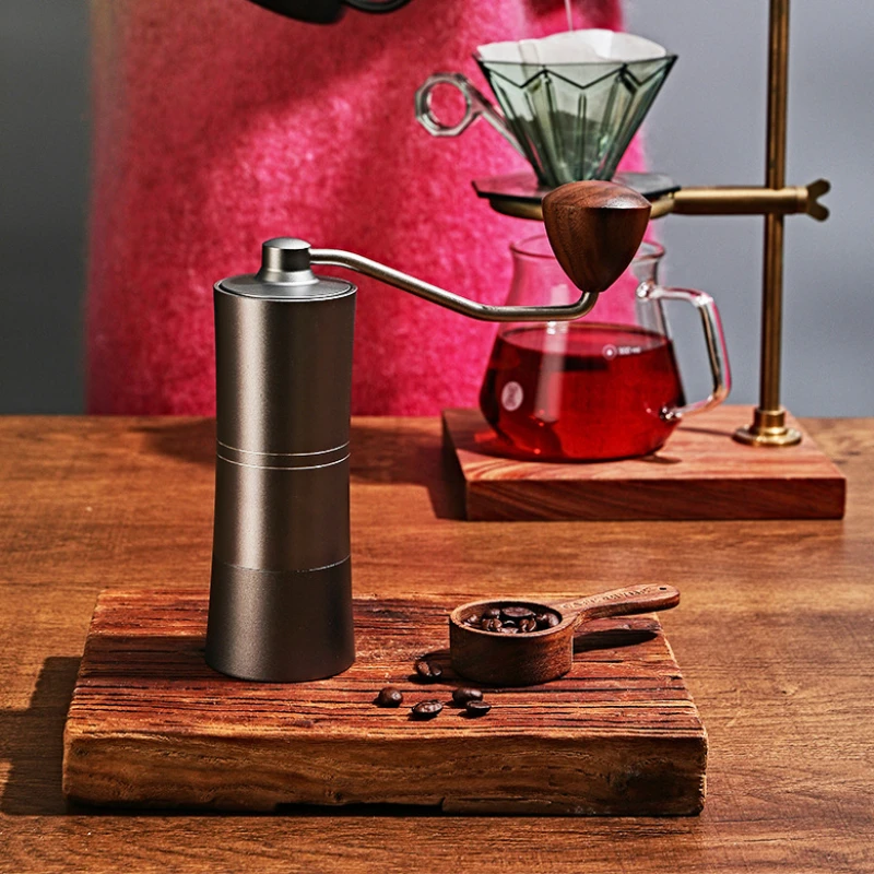 Portable Manual Coffee Grinder Stainless Steel Burr Grinder Aluminum Body Ergonomic Labor Saving Handle 20g Capacity
Portable Manual Coffee Grinder Stainless Steel Burr Grinder Aluminum Body Ergonomic Labor Saving Handle 20g Capacity