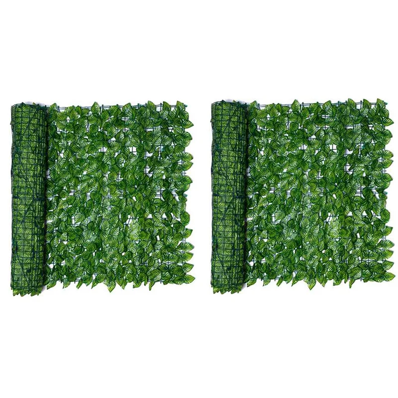 2X 0.5X3 M Wall Plant Fence Leaves Artificial Faux Ivy Leaf Privacy Fence Screen Decor Panels Hedge
2X 0.5X3 M Wall Plant Fence Leaves Artificial Faux Ivy Leaf Privacy Fence Screen Decor Panels Hedge