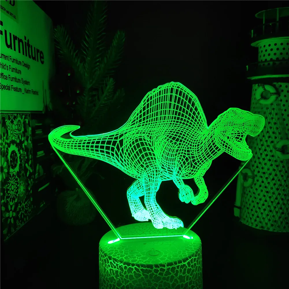 3D светильник Spinosaurus, декор для детской комнаты, ночник, украшение для дома, люминесцентный светильник, неоновая лампа, лампа, светодиодсвето...
3D светильник Spinosaurus, декор для детской комнаты, ночник, украшение для дома, люминесцентный светильник, неоновая лампа, лампа, светодиодсвето...