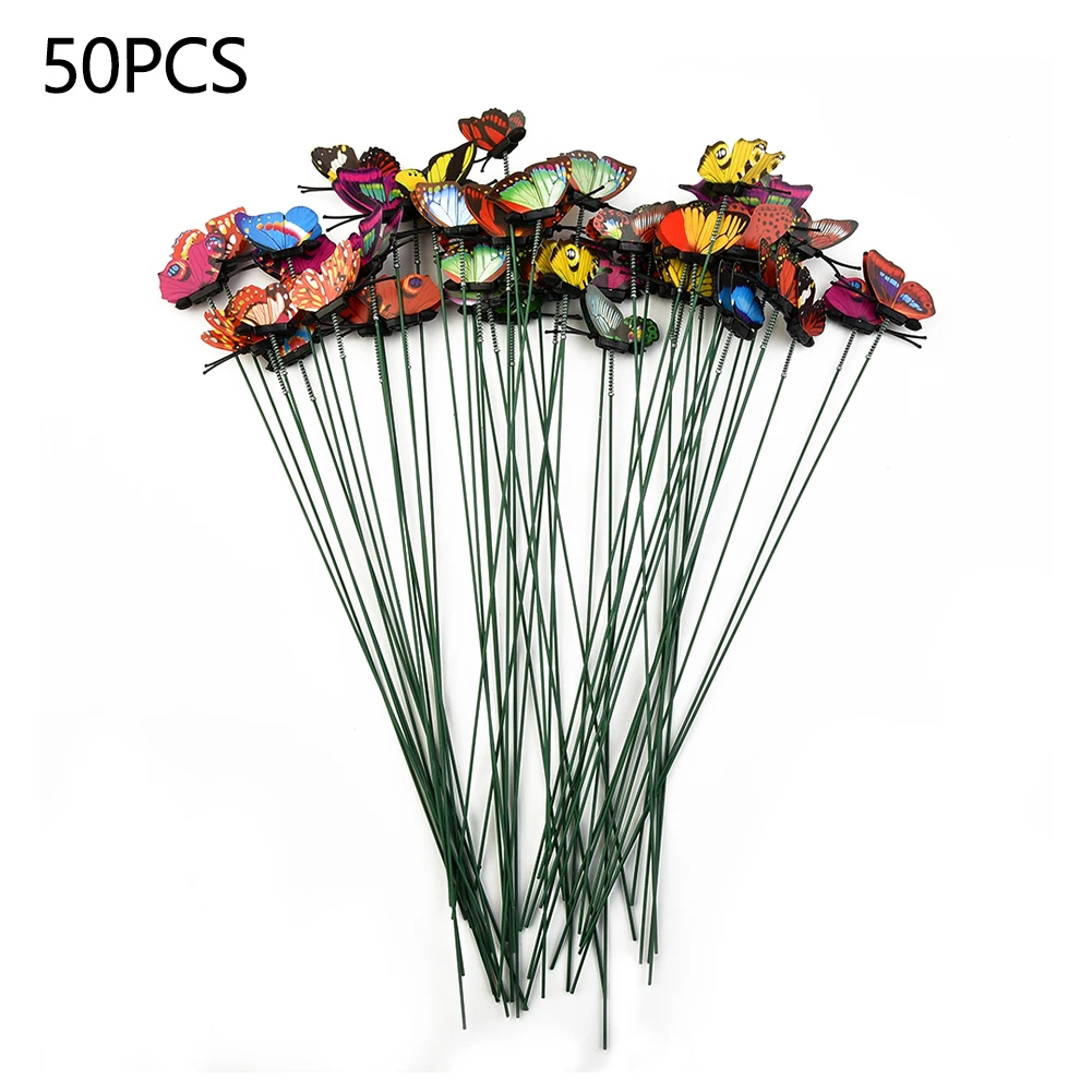 50Pcs/set Butterfly Stakes 25x4cm Colorful Garden Butterflies For Outdoor Yard Planter Flower Pot Bed Yard Art Garden Decoration
50Pcs/set Butterfly Stakes 25x4cm Colorful Garden Butterflies For Outdoor Yard Planter Flower Pot Bed Yard Art Garden Decoration
