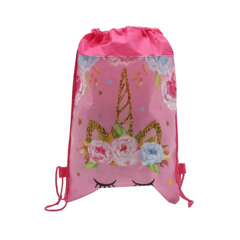 Unicorn Theme Backpack Happy Birthday Party Non-woven Fabrics Drawstring Gift Bag Baby Shower Decorate Soccer Mochila 10pcs/lot
Unicorn Theme Backpack Happy Birthday Party Non-woven Fabrics Drawstring Gift Bag Baby Shower Decorate Soccer Mochila 10pcs/lot