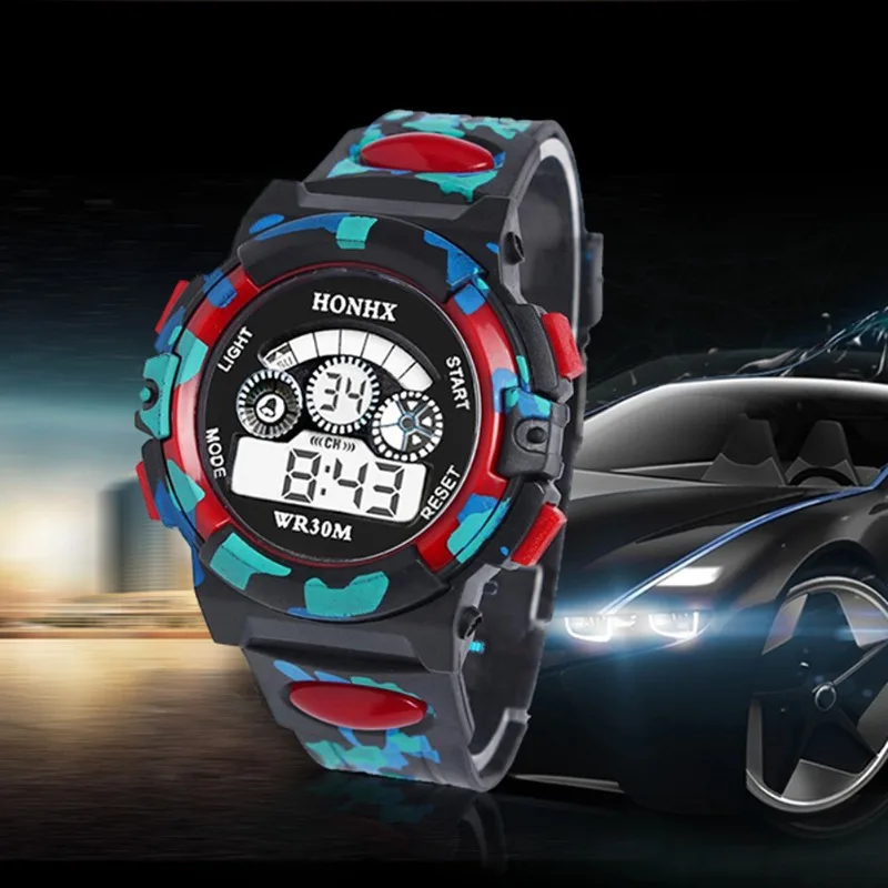 Multifunction Waterproof Kid Watches Child Boy's Sports Electronic Student Digital Watches Watch Outdoor Children's Watches 
Multifunction Waterproof Kid Watches Child Boy's Sports Electronic Student Digital Watches Watch Outdoor Children's Watches