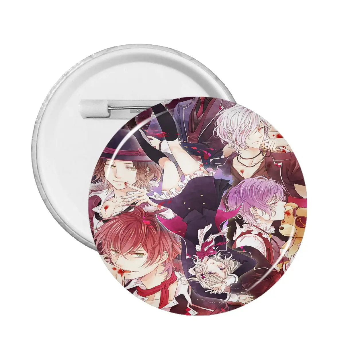 Diabolik Lovers Badge Gift Cartoon Vampire Collar Soft Button Pin 58mm Pins for Clothes Brooches
Diabolik Lovers Badge Gift Cartoon Vampire Collar Soft Button Pin 58mm Pins for Clothes Brooches