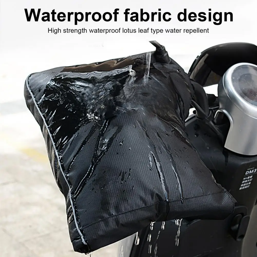 Motorcycle Handlebar Muff 1 Pair Durable with Press Button Black ATV Handlebar Protector Gloves for Snowmobile
Motorcycle Handlebar Muff 1 Pair Durable with Press Button Black ATV Handlebar Protector Gloves for Snowmobile