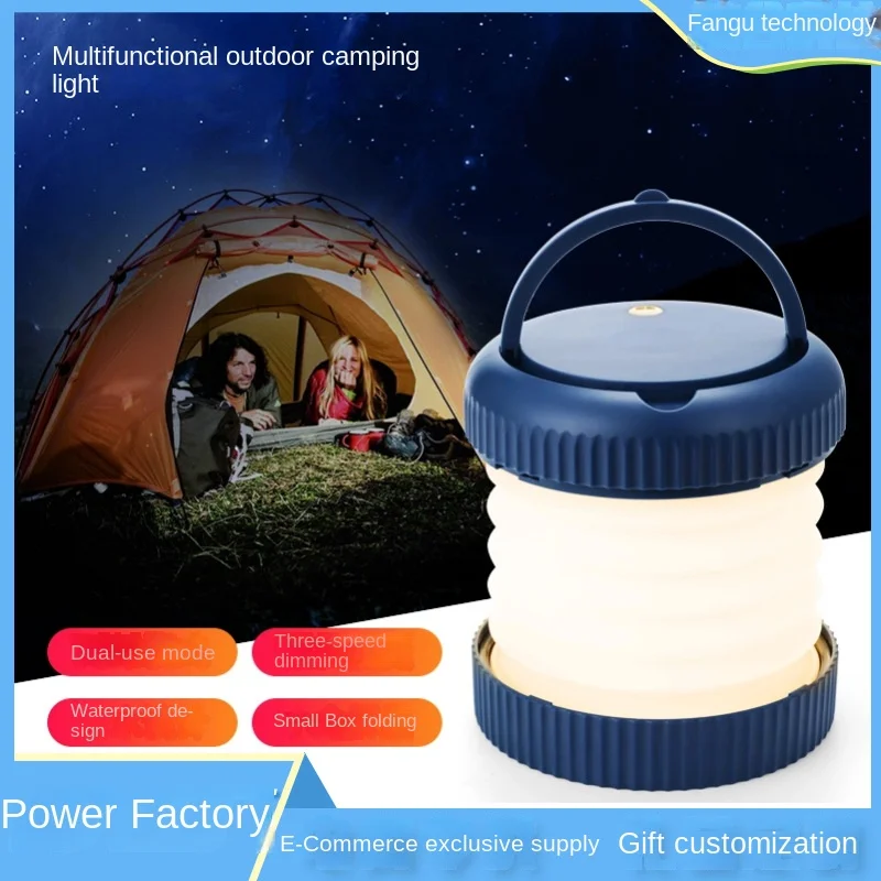 New camping light outdoor multifunctional camping tent light portable emergency light USB charging night light
New camping light outdoor multifunctional camping tent light portable emergency light USB charging night light