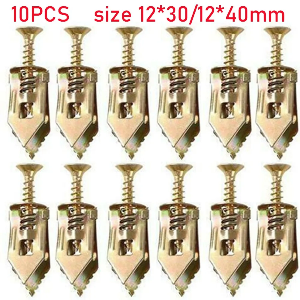 10pcs Self Drilling Expansion Screws Stainless Steel Drywall Gypsum Board Anchor Kit Cavity Plug Dowel Fixe Self Tapping Screw
10pcs Self Drilling Expansion Screws Stainless Steel Drywall Gypsum Board Anchor Kit Cavity Plug Dowel Fixe Self Tapping Screw