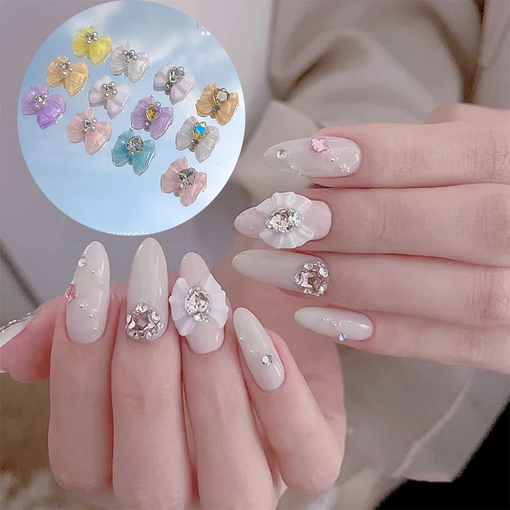10pcs Japanese Alloy Bow-Tie Heart Moon Nail Charms Cartoon Design Nail Decoration For Girl UV Polish Glitter Accessories
10pcs Japanese Alloy Bow-Tie Heart Moon Nail Charms Cartoon Design Nail Decoration For Girl UV Polish Glitter Accessories