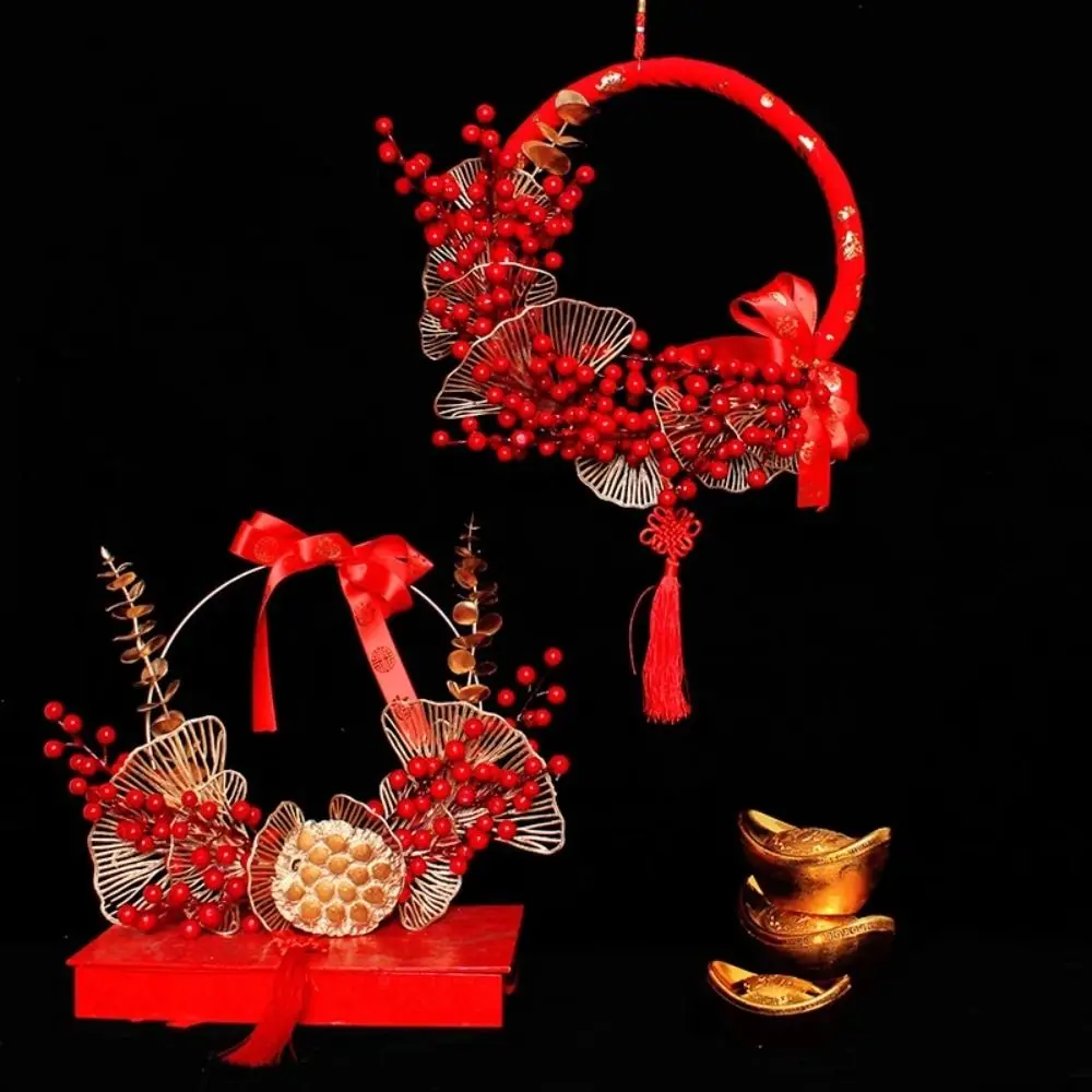 Window Dressing Relocation Gift Door Decoration Celebration Wedding Wreath Fortune Pendant Wedding Props New Year's Wreath
Window Dressing Relocation Gift Door Decoration Celebration Wedding Wreath Fortune Pendant Wedding Props New Year's Wreath
