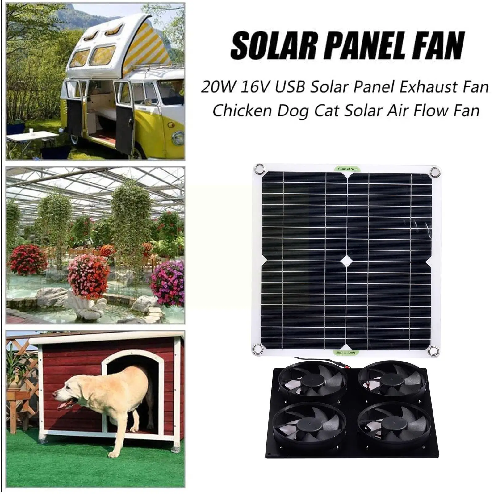 20W Solar Exhaust Fan Air Extractor 12 Inch Mini Ventilator Panel House Powered Waterproof Fan Greenhouse Dog Chicken RV So I9P6
20W Solar Exhaust Fan Air Extractor 12 Inch Mini Ventilator Panel House Powered Waterproof Fan Greenhouse Dog Chicken RV So I9P6