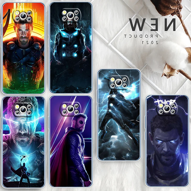 Marvel Hero Thor Cool For Xiaomi Redmi Note 10S 9 Civi Poco X4 X3 NFC F3 GT M4 M3 M2 X2 F2 Pro C3 5G Transparent Phone Case
Marvel Hero Thor Cool For Xiaomi Redmi Note 10S 9 Civi Poco X4 X3 NFC F3 GT M4 M3 M2 X2 F2 Pro C3 5G Transparent Phone Case