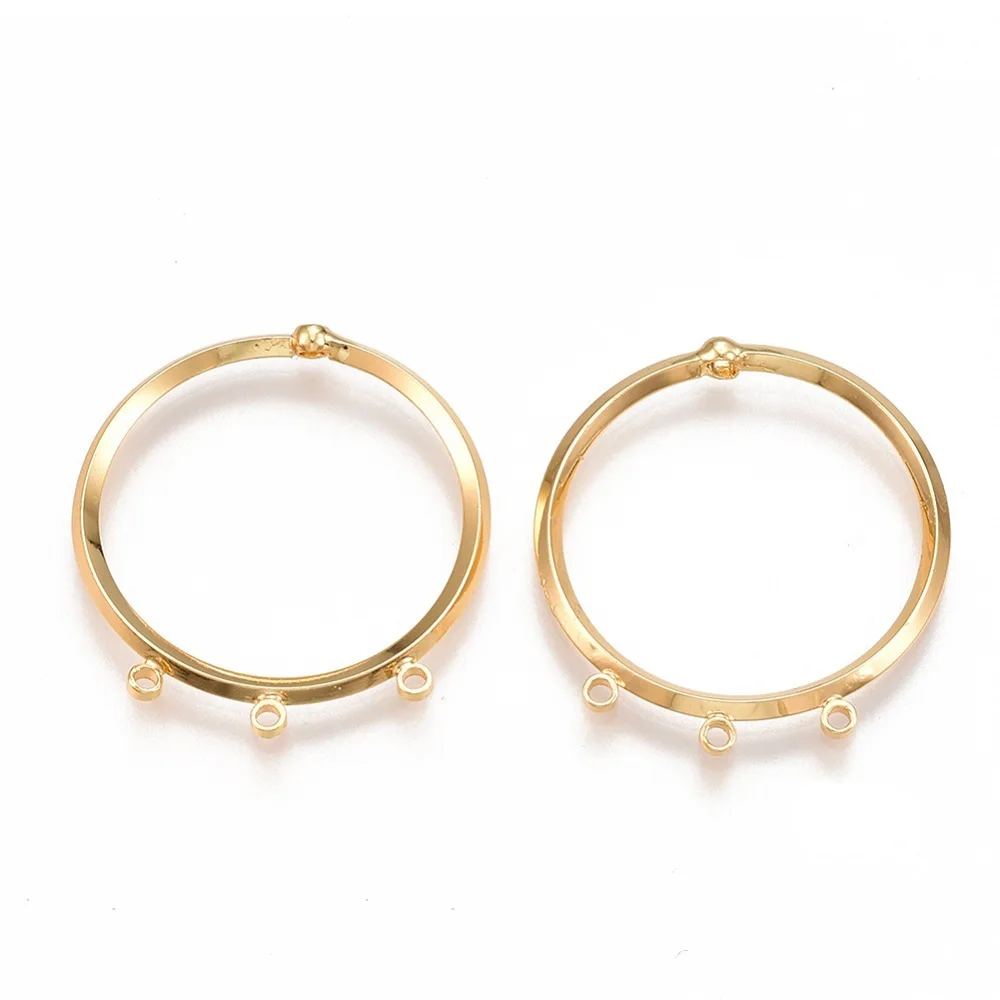 5pcs Brass Chandelier Components Links Ring Real 18K Gold Plated 25x23x2mm Hole: 1.2mm
5pcs Brass Chandelier Components Links Ring Real 18K Gold Plated 25x23x2mm Hole: 1.2mm