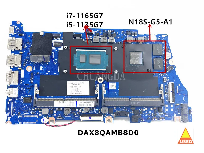 

Used For HP ProBook 440 G8 Laptop Motherboard With Intel CoRe i5-1135G7 i7-1165G7 CPU DAX8QAMB8D0 M21702-601 M21708-601 100%