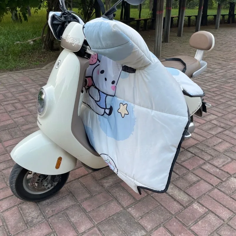 Kawaii аниме Pochacco серии лобовое стекло мотоцикла с принтом Sanrio осень и зима