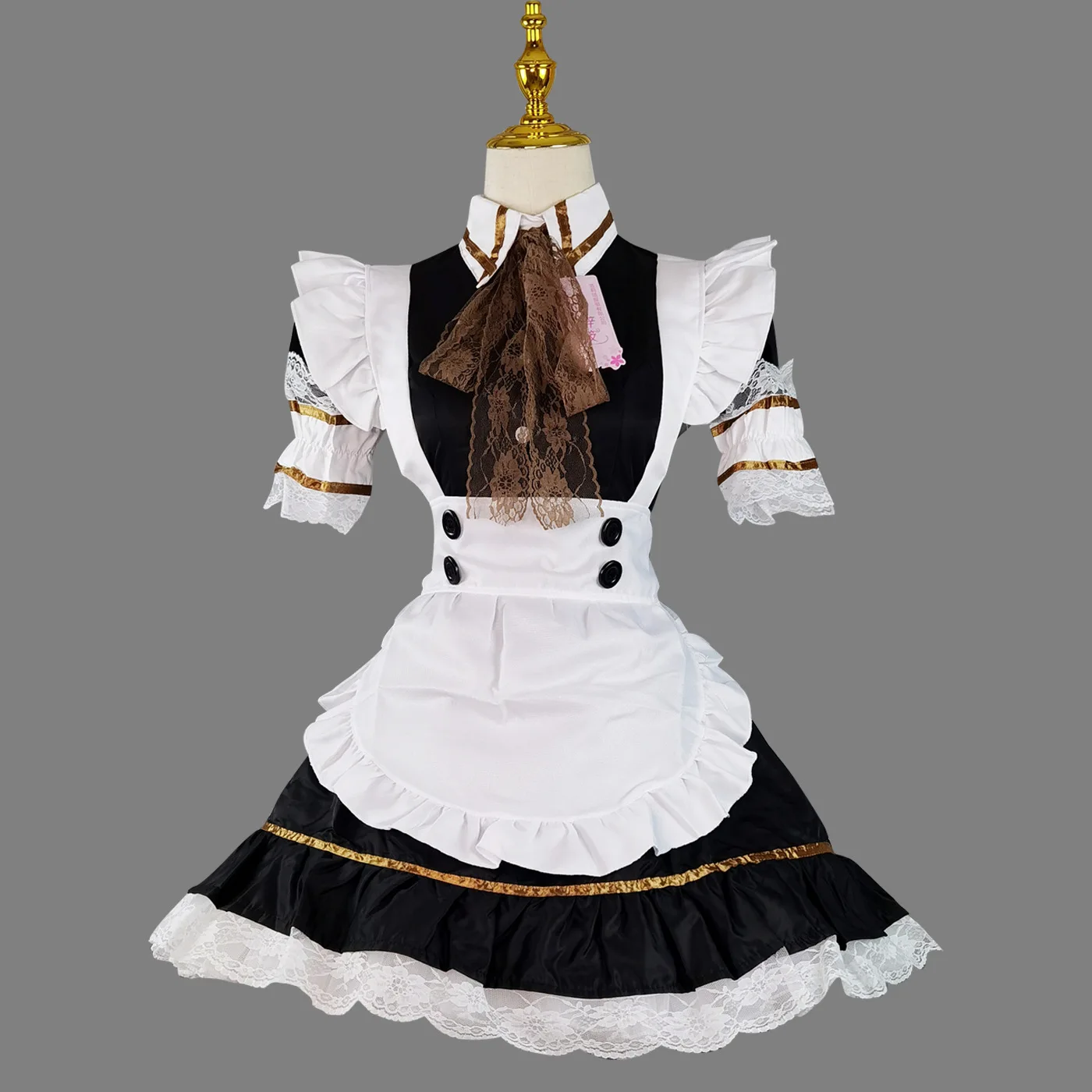 Japanese Black White Maid Dress Cosplay Victorian Age Dresses Gothic Lolita Dress Kawaii Costume Short Sleeve Plus Size Maid
Japanese Black White Maid Dress Cosplay Victorian Age Dresses Gothic Lolita Dress Kawaii Costume Short Sleeve Plus Size Maid