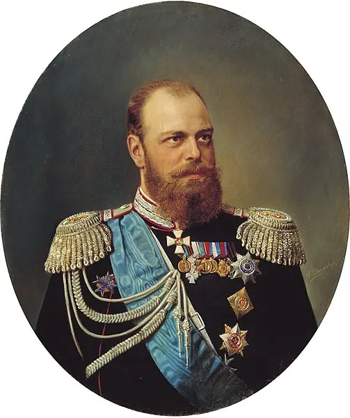 

GOOD ART # HOME OFFICE art -Emperor of Russia Russian Tsar Alexander-III Portrait print painting on canvas-free ship