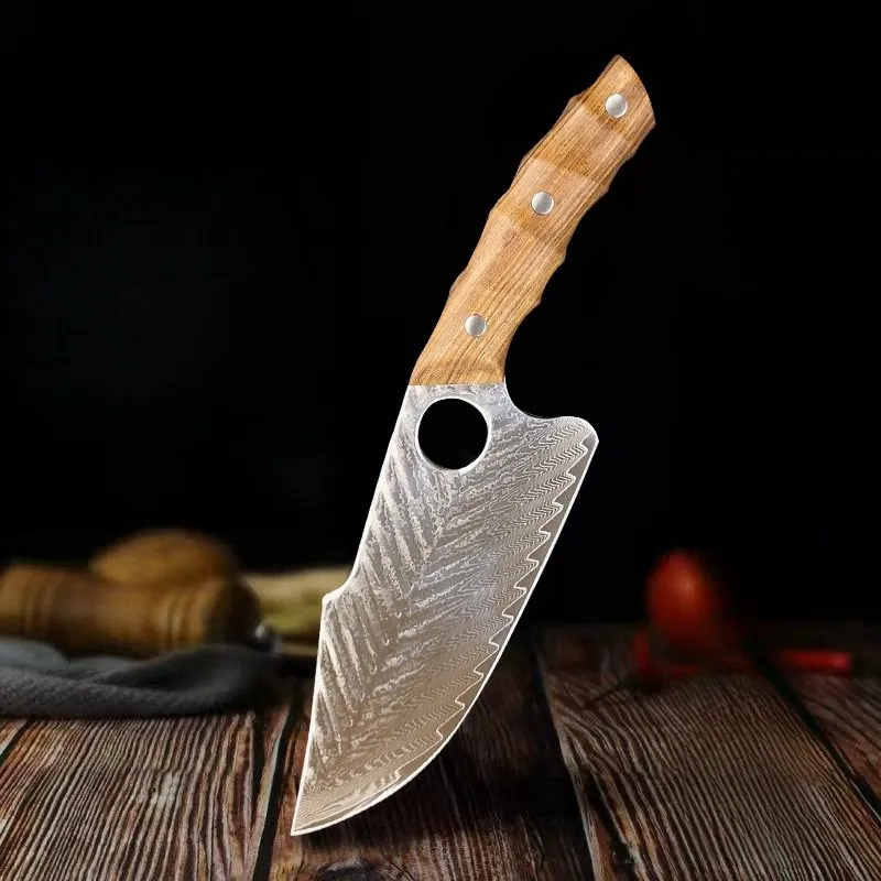 Damascus Steel Kitchen Knife Household VG10 Outdoor Small Kitchen Knife Super Sharp Slicing Knife Carving Knife Outdoor Knife
Damascus Steel Kitchen Knife Household VG10 Outdoor Small Kitchen Knife Super Sharp Slicing Knife Carving Knife Outdoor Knife