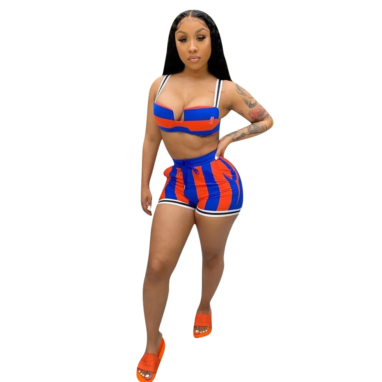 Casual Women Tracksuit Two Piece Set Color Patchwork Sportsuit Matching Set Streetwear Clothes For Women Outfit
Casual Women Tracksuit Two Piece Set Color Patchwork Sportsuit Matching Set Streetwear Clothes For Women Outfit