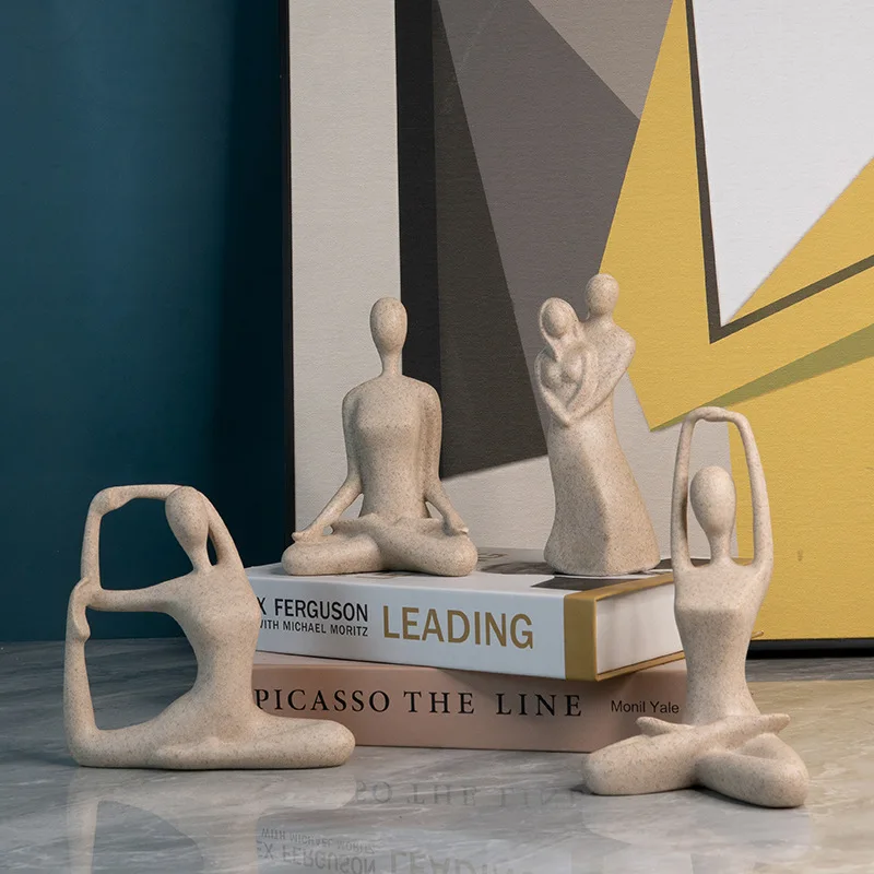 Sandstone Yoga Figures Sports Decorations Home Living Room Porch Resin Crafts Sculpture Desk Decoration Estatuas Religiosas
Sandstone Yoga Figures Sports Decorations Home Living Room Porch Resin Crafts Sculpture Desk Decoration Estatuas Religiosas