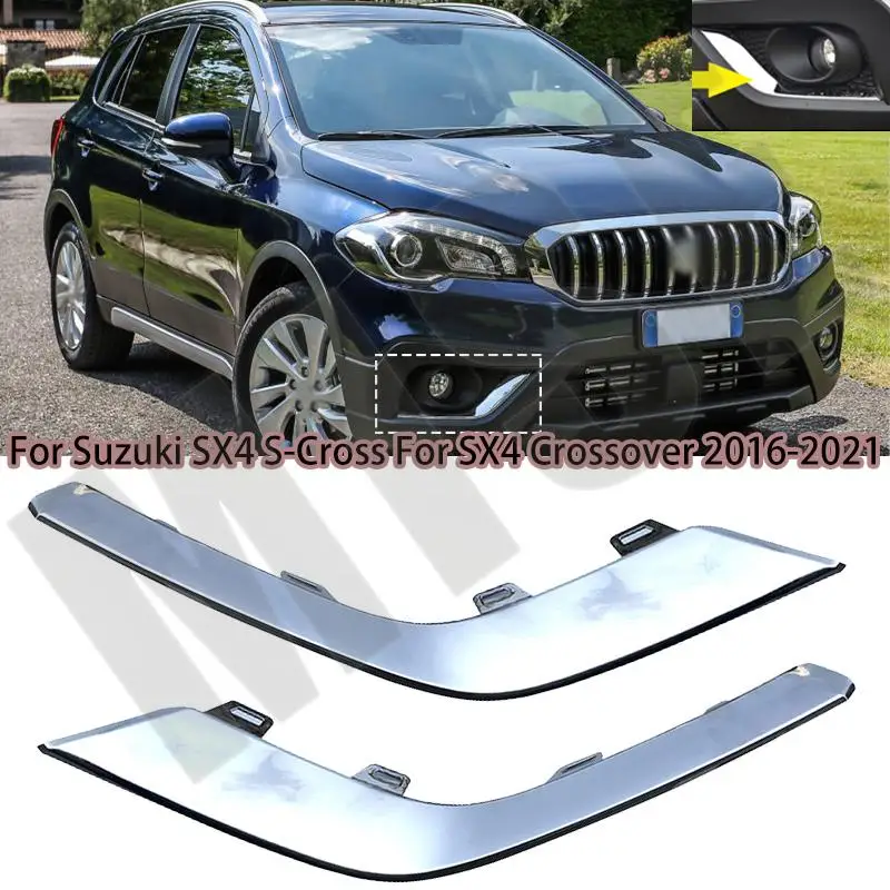 Для Suzuki SX4 S-Cross SX4 Crossover 2016-2021 7175174 R10-0PG 7176174 R10-0PG Автоматическая передняя противотуманная фара, хромированная накладка, гарнир 
Для Suzuki SX4 S-Cross SX4 Crossover 2016-2021 7175174 R10-0PG 7176174 R10-0PG Автоматическая передняя противотуманная фара, хромированная накладка, гарнир