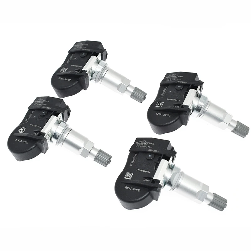4PCS TPMS Tire Pressure Monitor Sensor 52933-3N100 529332M650 S180052092C For Hyundai Accent Kia Sorento 433MHZ
4PCS TPMS Tire Pressure Monitor Sensor 52933-3N100 529332M650 S180052092C For Hyundai Accent Kia Sorento 433MHZ