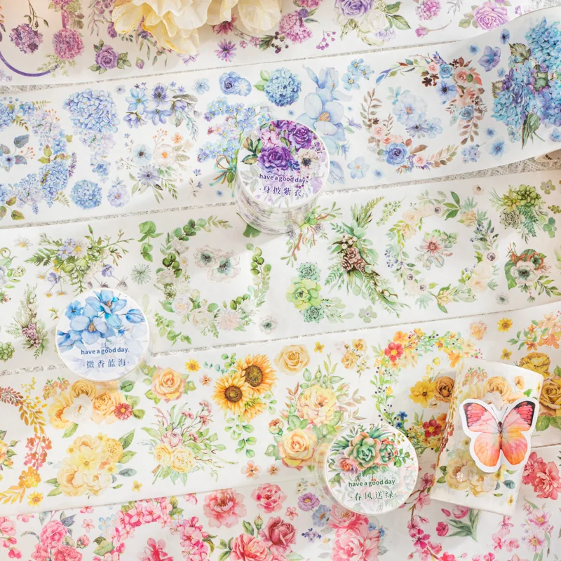 Stationery Yoofun 2m Tape Tape Journaling Washi For Diary Scrapbooking X 6.5cm Flower Floral Card Masking Making Decoration
Stationery Yoofun 2m Tape Tape Journaling Washi For Diary Scrapbooking X 6.5cm Flower Floral Card Masking Making Decoration