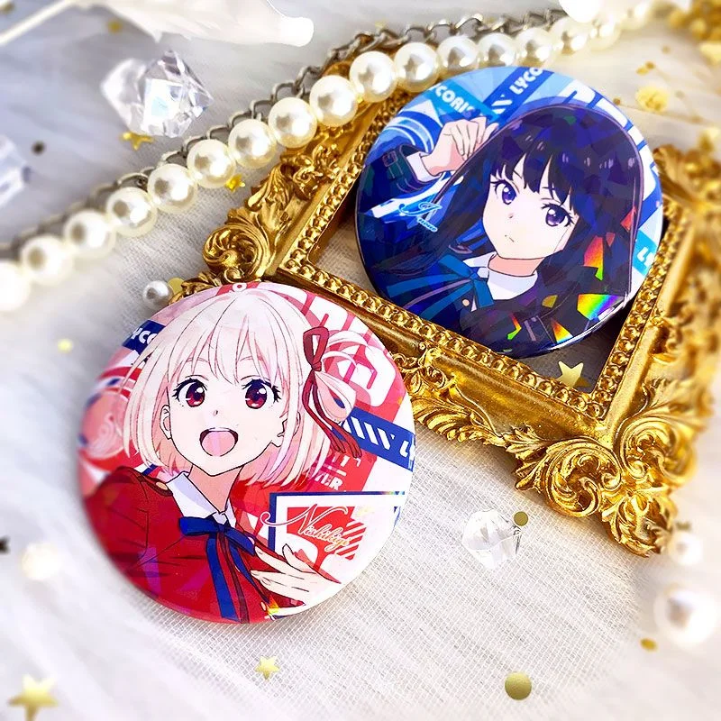 58mm Anime Lycoris Recoil Badge Pin i Chisato Takina Inoue Badge Brooch Button Cosplay Souvenir Gift
58mm Anime Lycoris Recoil Badge Pin i Chisato Takina Inoue Badge Brooch Button Cosplay Souvenir Gift