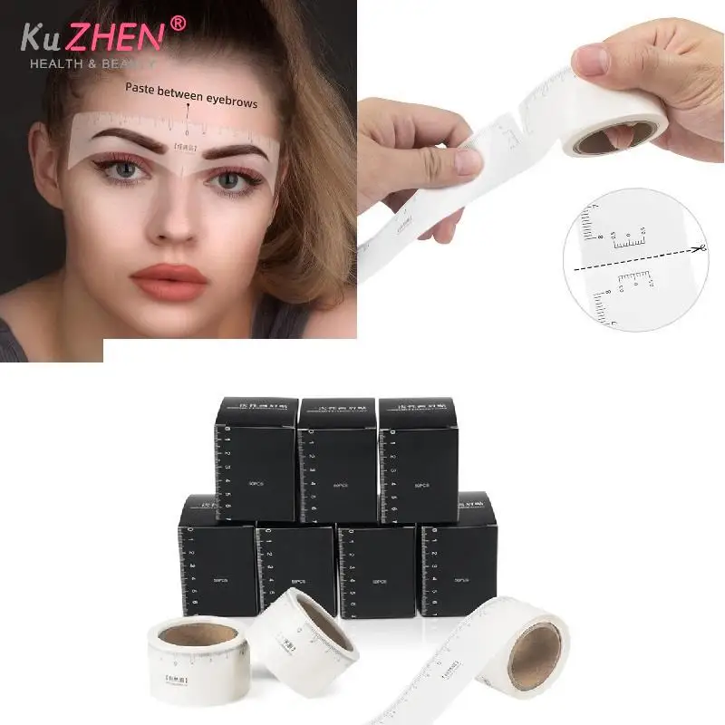 Disposable 50Pcs/Roll Eyebrow Ruler Sticker Adhesive Microblading Guide Permanent Makeup Tool plantilla parmaquillaje de cejas
Disposable 50Pcs/Roll Eyebrow Ruler Sticker Adhesive Microblading Guide Permanent Makeup Tool plantilla parmaquillaje de cejas