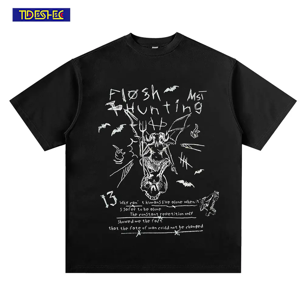 Men Oversize T-Shirt Hip Hop Streetwear Monster Letter Print Harajuku T Shirt 2022 Summer Gothic Punk Short Sleeve Men Tops Tees
Men Oversize T-Shirt Hip Hop Streetwear Monster Letter Print Harajuku T Shirt 2022 Summer Gothic Punk Short Sleeve Men Tops Tees