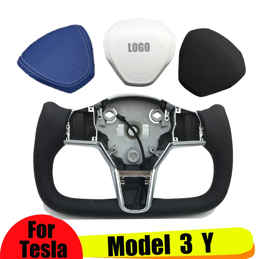 350mm Carbon Fiber Yoke Steering Wheel Yoke Handle With Heating For Tesla Model Y 2023 Accessories Model 3 2022 YOKE
350mm Carbon Fiber Yoke Steering Wheel Yoke Handle With Heating For Tesla Model Y 2023 Accessories Model 3 2022 YOKE