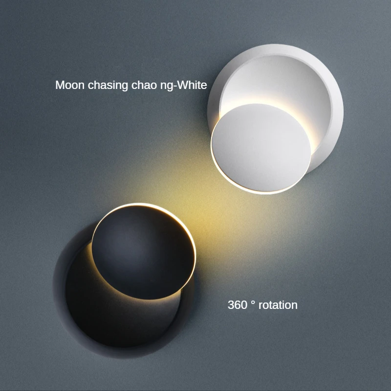 Modern Simple 360 ° Rotary Wall Lamps Creative Home Decoration Living Room TV Wall Lights Bedroom Lighting LED Full Moon Lamps
Modern Simple 360 ° Rotary Wall Lamps Creative Home Decoration Living Room TV Wall Lights Bedroom Lighting LED Full Moon Lamps