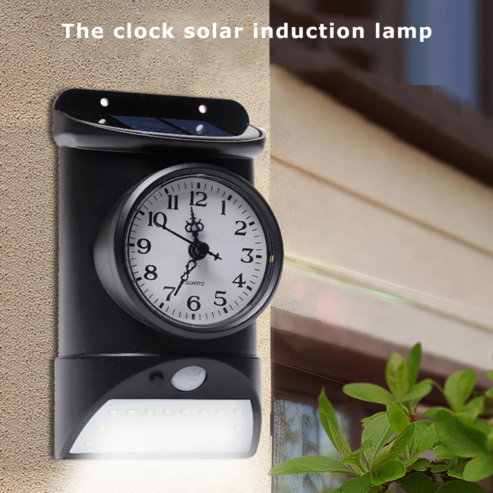 Outdoor Wall Clock Retro Clock LED Wall Lamp IP44 Waterproof Solar Powered Lamp for Garden/Hotel Intelligent Light Control Lamp
Outdoor Wall Clock Retro Clock LED Wall Lamp IP44 Waterproof Solar Powered Lamp for Garden/Hotel Intelligent Light Control Lamp